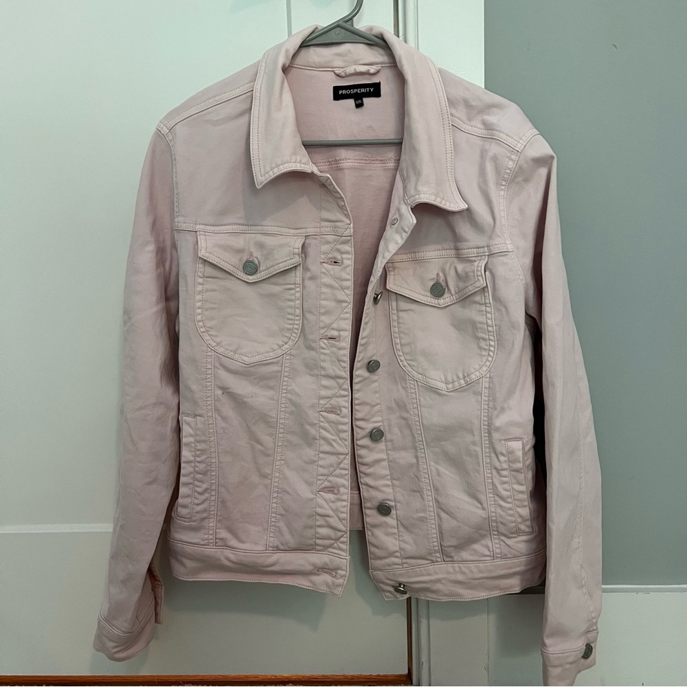 Women’s Pink Denim Jacket